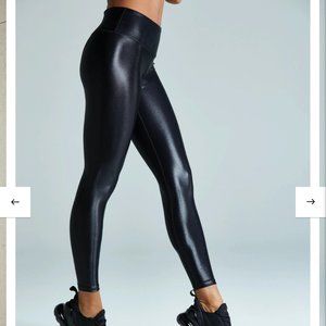 Noli Black Gloss Liquid Leggings NEW